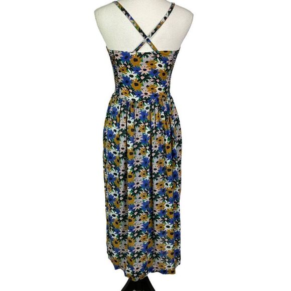 Anthropologie | Corey Lynn Calter Danica Smocked Dress, Midi length, size small - Picture 10 of 16